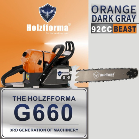 Masini-Unelte  - Drujba Holzfforma® G660 92cc (fara lama si lant) ORANGE