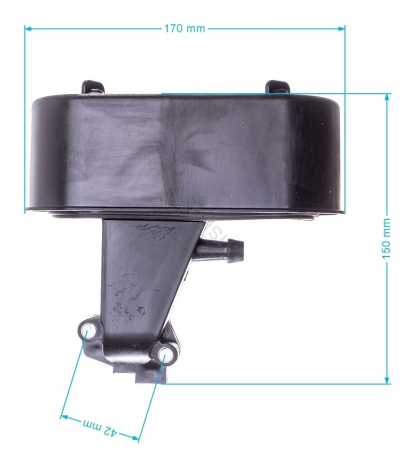 Piese motoutilaje  - Filtru aer complet masina tuns gazon NAC DY164PMB