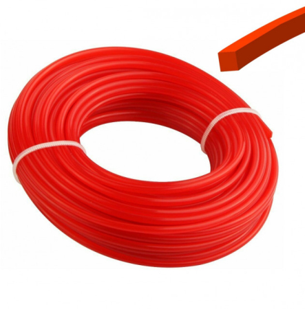 Piese motocoasa - Fir motocoasa / trimmer 2.7mm x 15m (patrat)