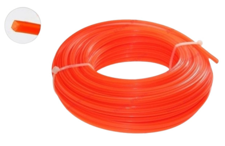 Piese motocoasa - Fir motocoasa / trimmer 3.0mm x 15m (patrat)