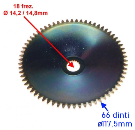 Fulie magnetou scuter Piaggio Zip 50cc 4T [1]