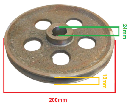 Fulie motor electric 24mm x 200mm [1]