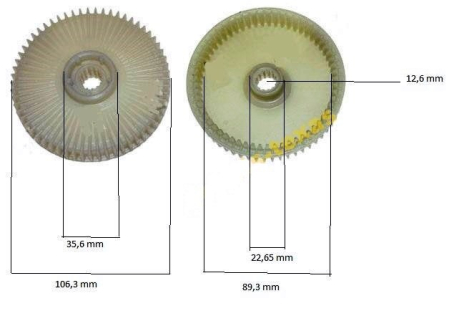 Fulie pornire drujba electrica Bosch AKE-35, AKE-40 [1]