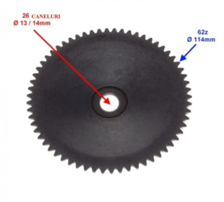 Fulie zimtata scuter 4T GY6 50-80cc (metal) [1]