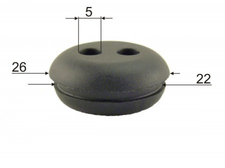 Garnitura rezervor benzina motocoasa 20mm (buc) [1]