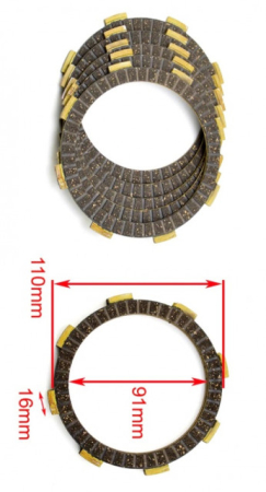 Kit ambreiaj ATV CG 150, CG 200 [1]