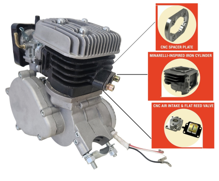 Kit motor bicicleta 80 cc 2T IRON [1]