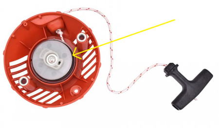 Kit reparatie demaror motocoasa Husqvarna 125, 128 [1]