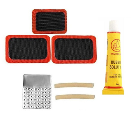 Piese biciclete  - Kit reparatie pana bicicleta (3 petice)