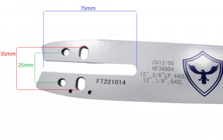 Lama drujba Holzfforma 22 dinti - 30cm - pas 3/8 - 1.3mm (Ingusta) [1]