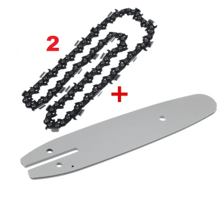 Lama si 2 lanturi pentru mini fierastrau cu acumulator [1]