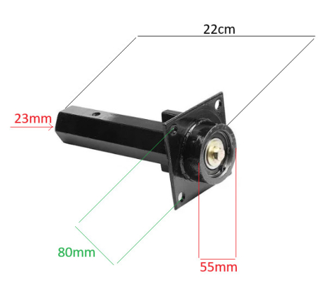 Manicot cu flansa si rulment 23mm (170F) [1]