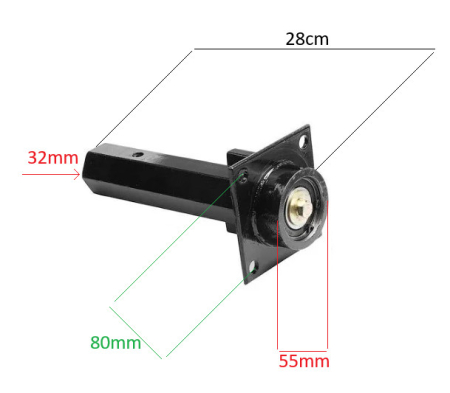 Manicot cu flansa si rulment 32mm (186F) [1]