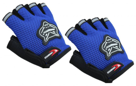 Piese scutere - Manusi fara degete (albastre)