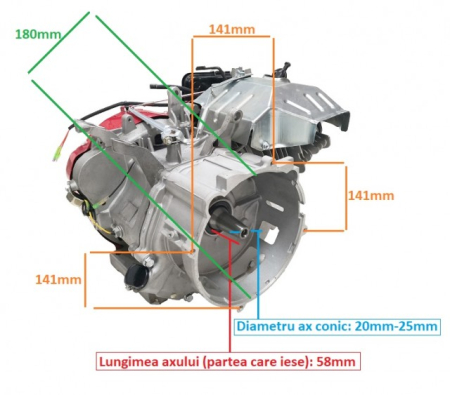 Motor generator (ax conic) 13 CP (fara rezervor) [1]