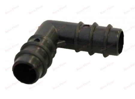 Unelte de gradinarit si accesorii gradina  - Mufa furtun picurare fara gauri (orb) 90 grade