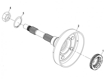 Oala ambreiaj Atv CF Moto 500cc [1]