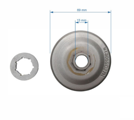 Oala ambreiaj drujba compatibila Stihl 021, 023, 025, MS210, MS230, MS250 - rotita (cal 1) [1]