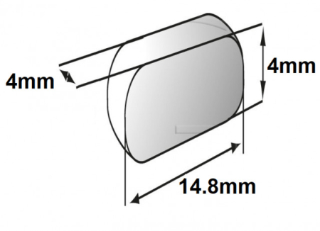 Pana ambielaj Briggs & Stratton 4*4*14.8mm (buc) [1]