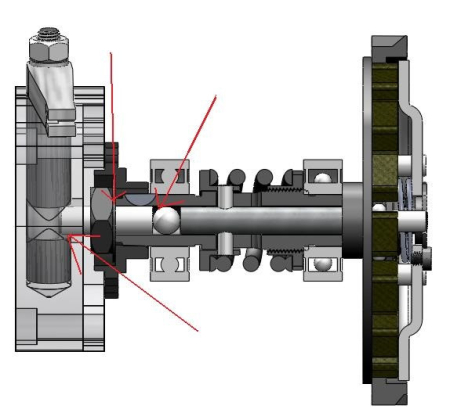 Piese eliberare ambreiaj motor bicicleta 2 timpi [1]