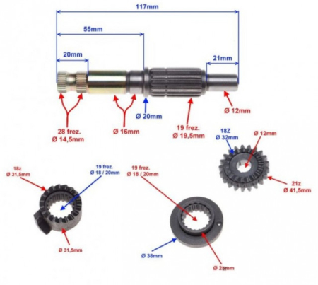 Pinion pornire AM6 [1]