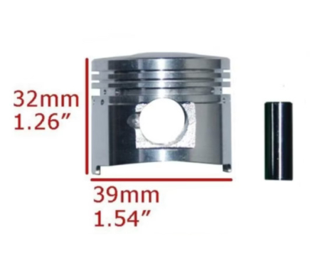 Piston scuter 4T 50cc GY6 39mm [1]