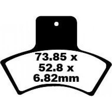 Placute frana ATV Linhai 300cc [1]