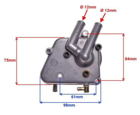 Pompa apa scuter Yamaha Majesty 125cc, 150cc, 180cc [1]
