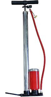 Piese biciclete  - Pompa bicicleta cu manometru (metal)