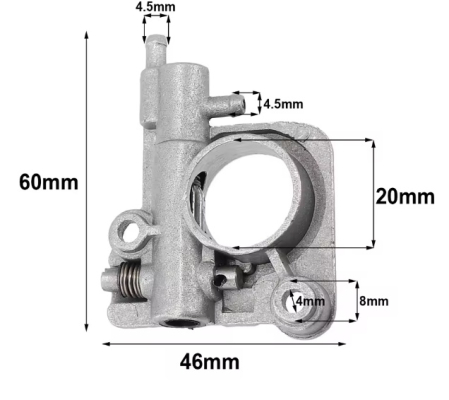 Piese drujba - Pompa ulei drujba compatibila ECHO CS260, 270, 271, 280, 320, 351, 355T, 2600