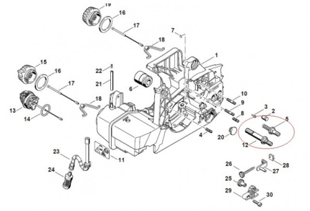 Prezon lama drujba compatibil Stihl MS 290, MS 310, MS 390, 029, 09 (Set 2 Buc) [1]