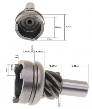 Rac pornire scuter Peugeot / Honda [2]