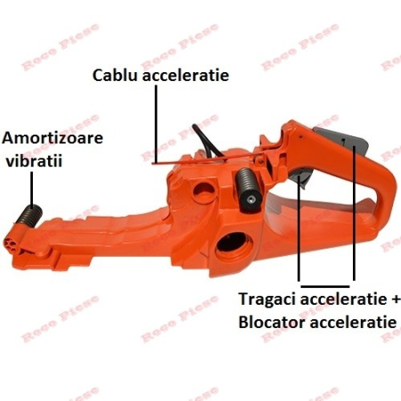 Rezervor complet benzina Husqvarna 362, 365, 371, 372 [1]