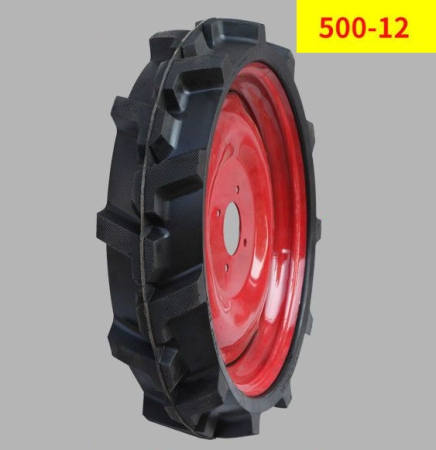 Piese motosapa / motocultor  - Roata completa echivalent 5.00 x 12 (CAUCIUC PLIN)