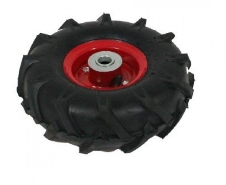 Piese motosapa / motocultor  - Roata de cauciuc 3.50 - 4 (cu rulment)