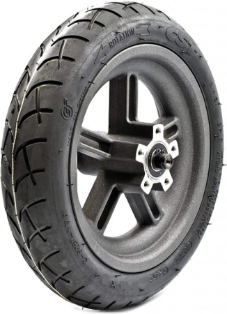 Piese Trotineta Electrica - Roata spate trotineta electrica 10 Inch (cauciuc cu camera)