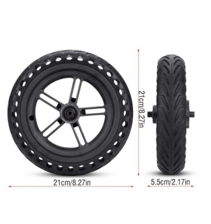 Roata spate trotineta electrica 8.5 Inch (cauciuc solid) [1]