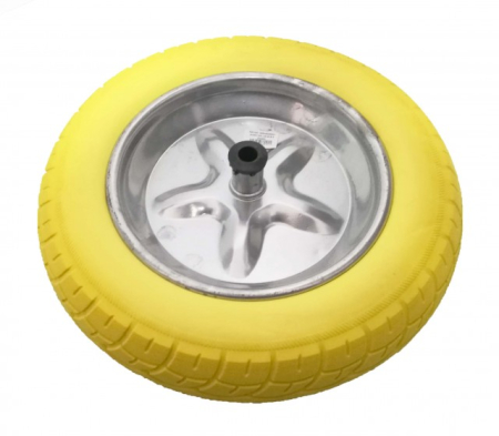 Roata spuma 4.00x8 (cu ax) [1]