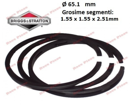 Piese motoutilaje  - Segmenti motor BRIGGS & STRATTON 65.10 mm