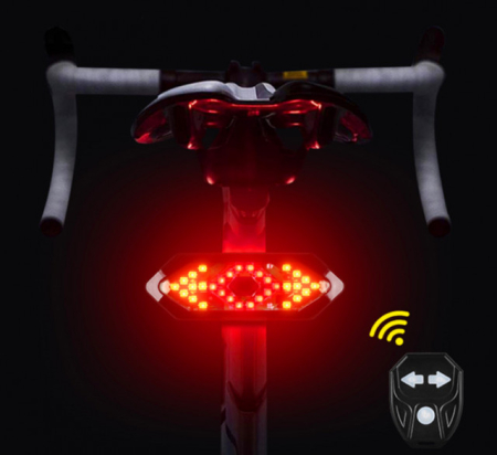 Piese biciclete  - Semnalizare wireless trotineta / bicicleta (incarcare USB)
