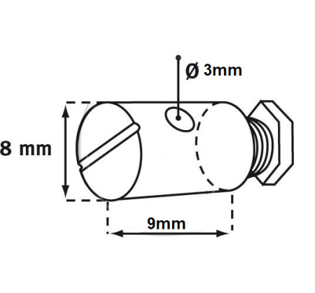 Set 10 buc niplu cablu frana / acceleratie (model 5) [1]