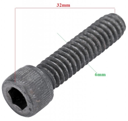 Set 10 suruburi cilindru drujba Husqvarna (32mm, Ø 6mm) [1]