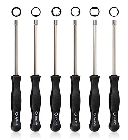 Service reparatii drujbe motocoasa  - Set 6 surubelnite pentru reglat carburator