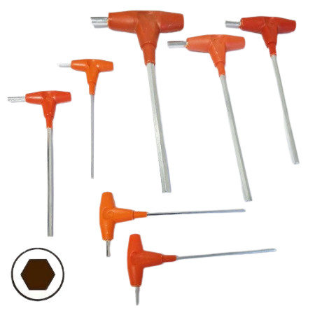 Service reparatii drujbe motocoasa  - Set 7 surubelnite Imbus 2 - 8mm