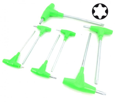 Service reparatii drujbe motocoasa  - Set 7 surubelnite Thorx