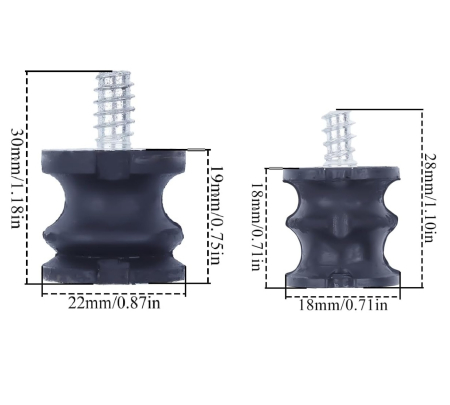 Set amortizoare drujba Husqvarna 61, 66, 262, 268, 272 [1]