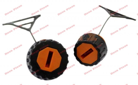 Piese drujba - Set buson benzina + ulei compatibil drujba compatibile Stihl (model portocaliu)