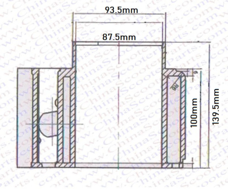 Set motor ATV CF moto 500cc [1]