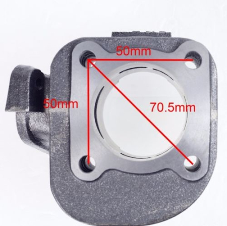 Set motor scuter 2T 100cc Yamaha Axis (racire aer) bolt 12mm [1]