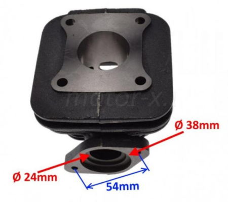 Set motor scuter 2T 80cc Kymco (cu muzicuta pe cilindru) AC [1]